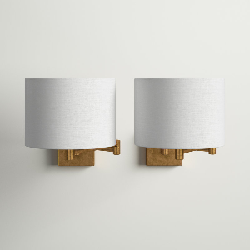 Camryn Swing Arm Sconce, Gold
