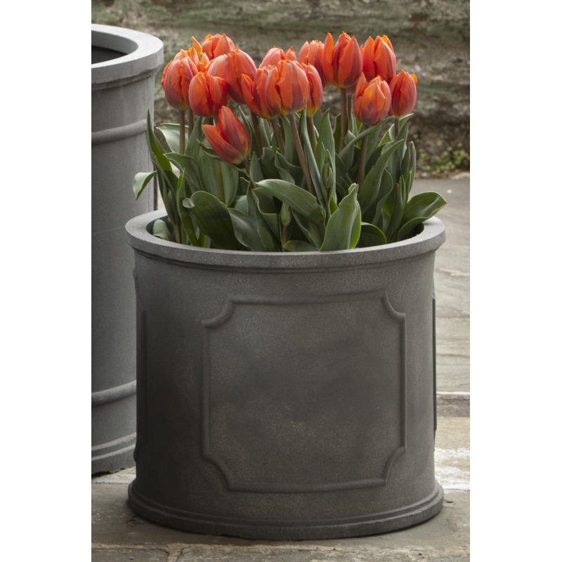 Dyer Handmade Planter, 11" H x 12.5" W x 12.5" D, Lead Lite