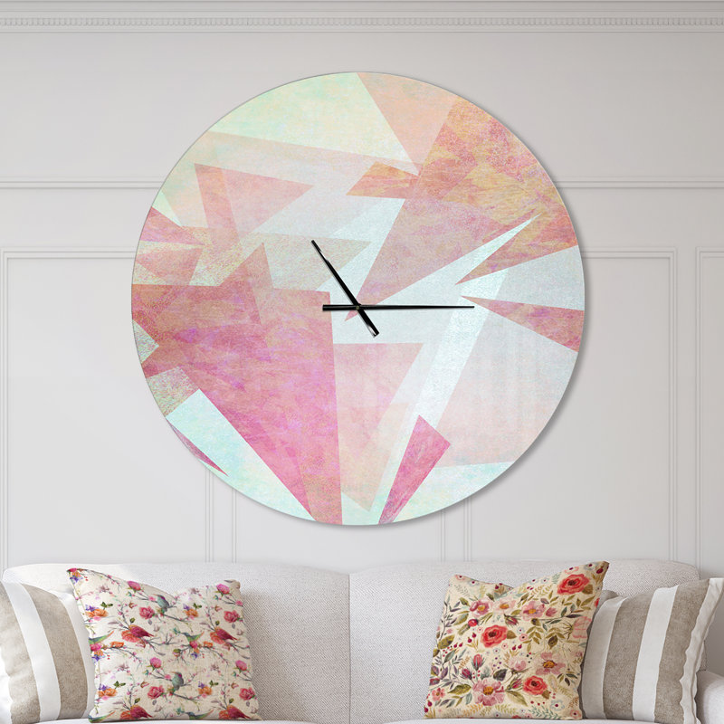 Swigart Metal Wall Clock, Oversized