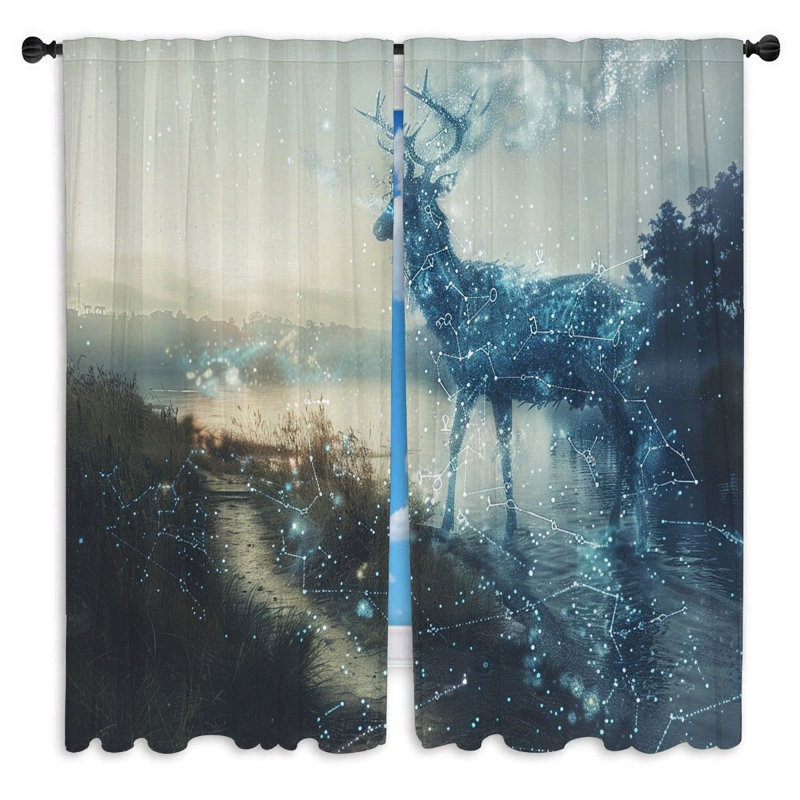 Jesten Room Darkening Curtain Pair, 40"W x 82"L