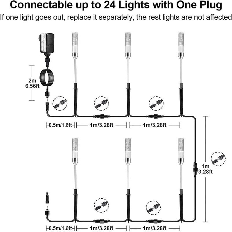 Plug-in Integrated LED Pathway Light