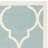 Rodgers Hand Woven Flat Weave Wool/Cotton Geometric Rug in Light Blue/Ivory-2072947005