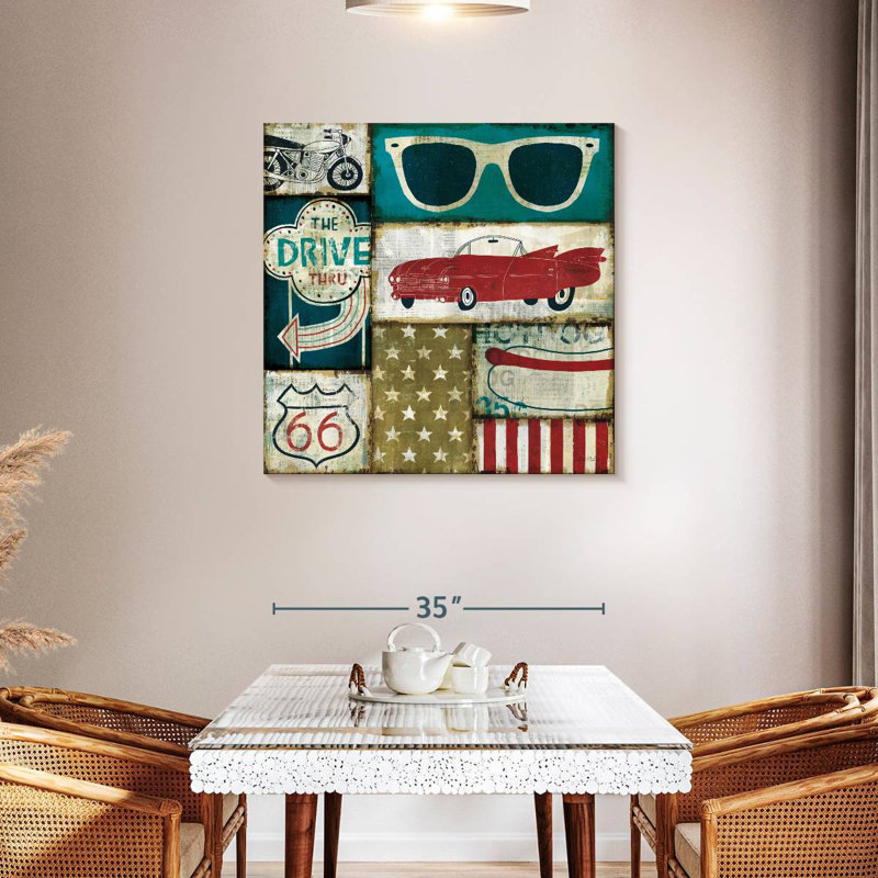 Mehar American Pop II, H 36 po x l 36 po