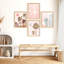 " Sun And Moon With Tropical Plants Abstract Nature Illustrations Modern Decor " 4 - Pieces-101520081-101520083