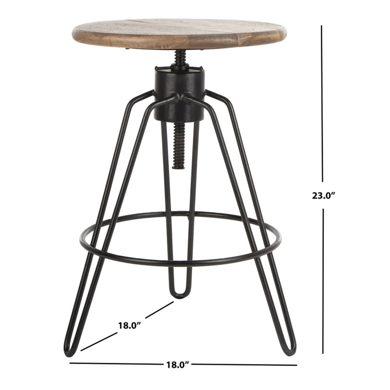 Tabouret de comptoir pivotant réglable Speedway