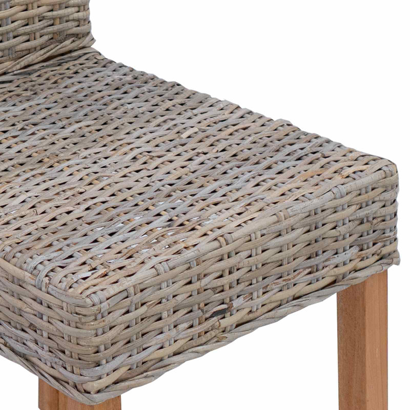 Solid Wood Accent, Kubu Grey/Grey