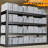Heavy Duty 4-Tier Steel Shelves - Adjustable Storage Rack For Garage, Warehouse, Pantry,68" H x 68" W x 18" D-1365529128