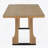 63" Rectangular Dining Table (Light Ash)