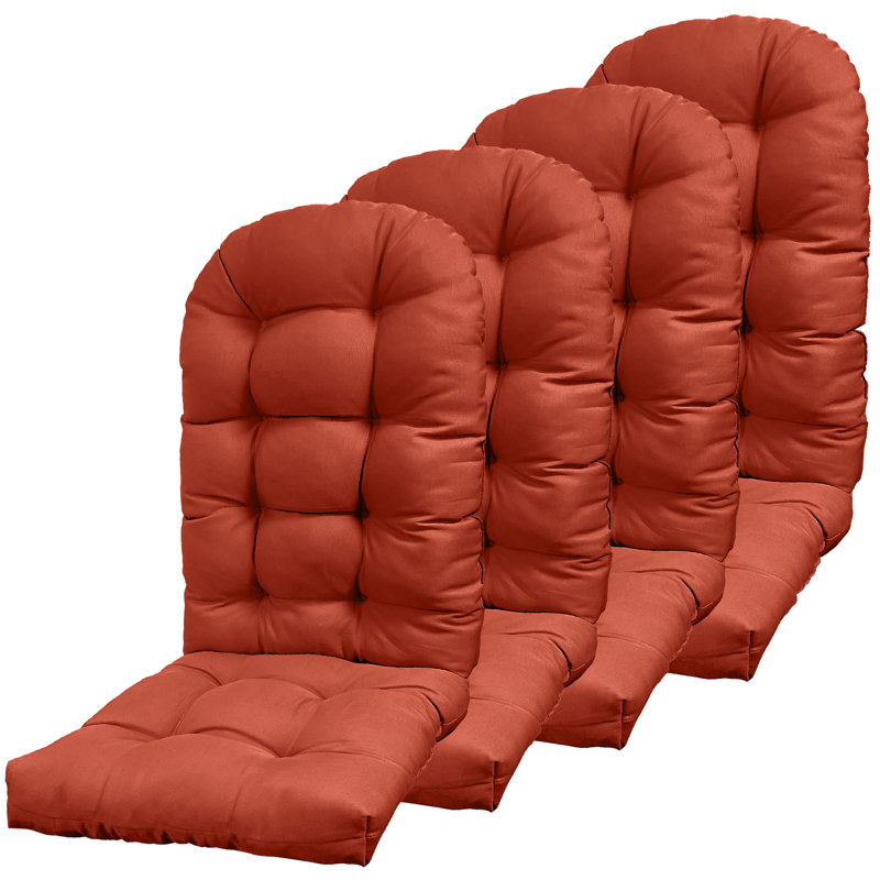 Coussin de siège / dossier 4 pièces intérieur / extérieur, Orange