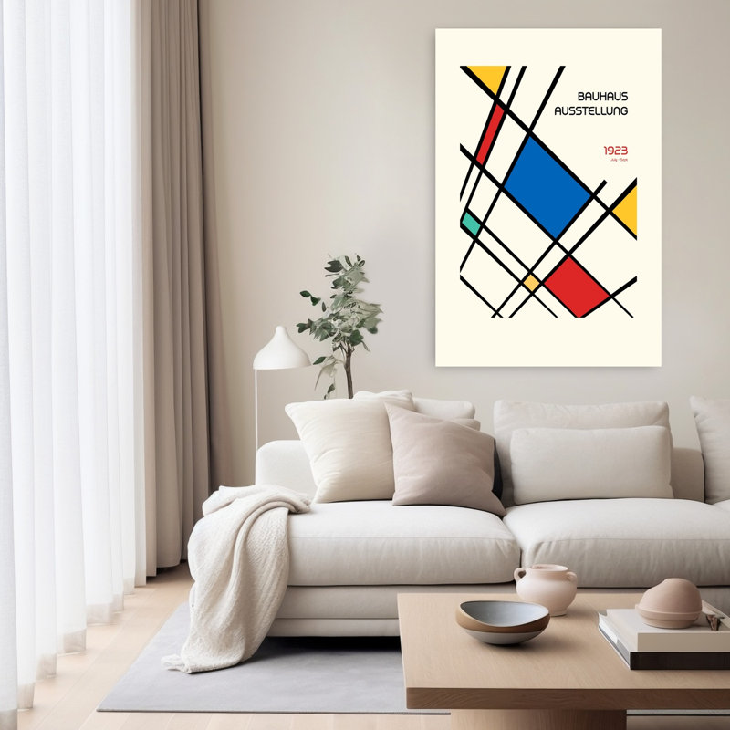 Art contemporain abstrait rétro, H 60 po x l 40 po