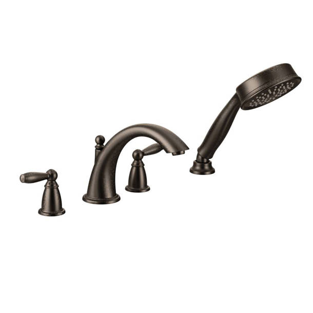 Moen TS913 90 Degree Two-Handle Roman Tub Faucet Trim Kit - Chrome (Valve Required) - View #8