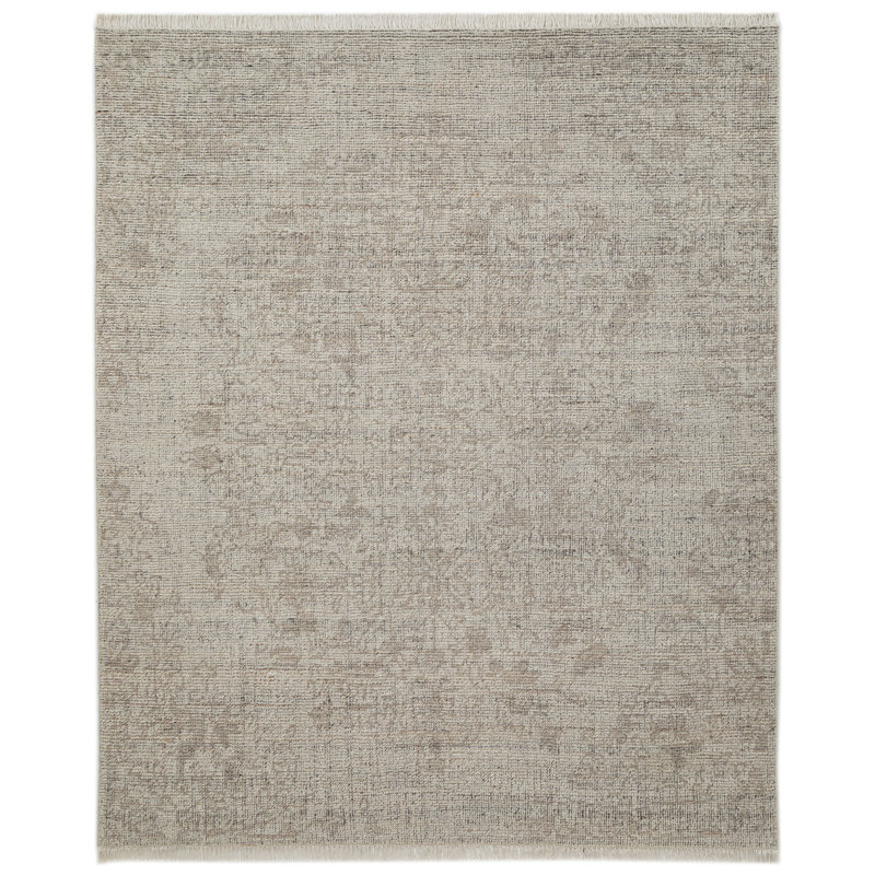 Tapis d'intérieur en laine noué à la main Caya, Rectangulaire 3 pi x 5 pi