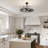 31'' Dimmable Crystal Ceiling Fan With Light Kit And Remote Control