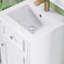 Meuble-lavabo autoportant 17,9 po avec comptoir en céramique 17,9 po-133699733