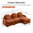 Cloud Comfort Sectionals, Teddy 3 Seat Modern Modular Sofa For Home