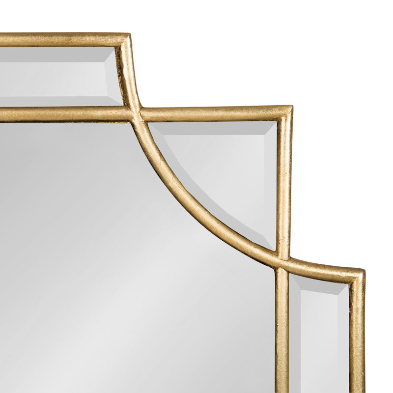 Ocilla Wall Mirror, 36" x 24", Gold