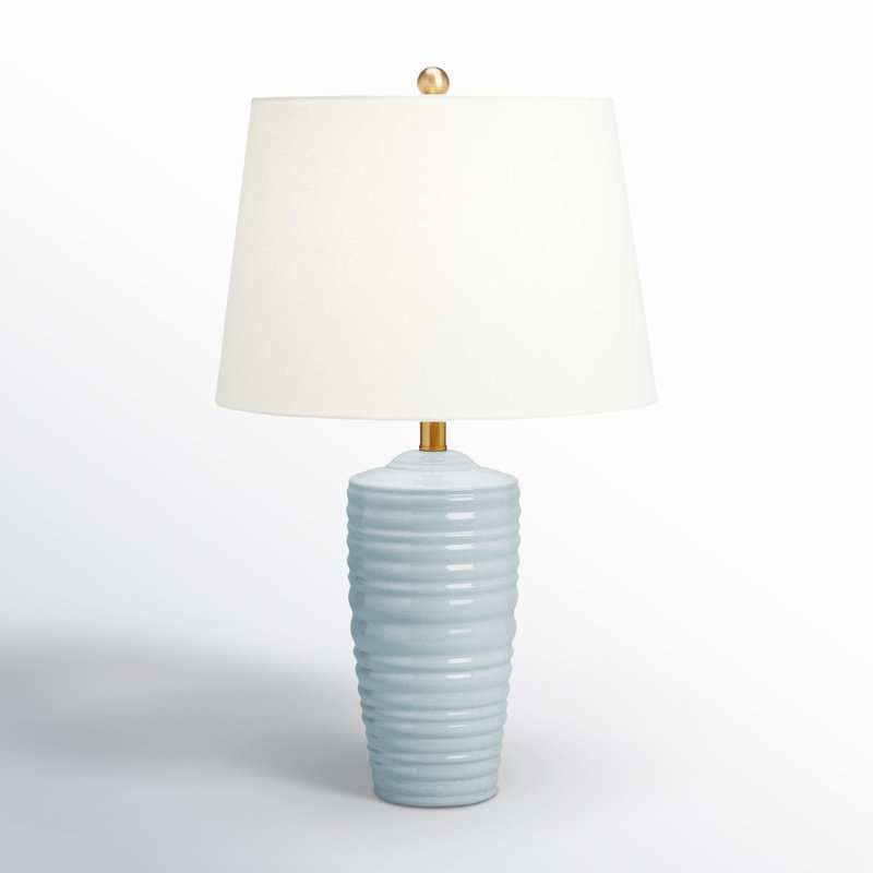 Ceramic Table Lamp, Frosted Anglia