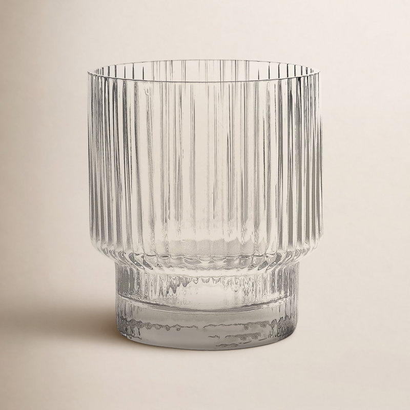 Hadley 11.5oz. Crystal Whiskey Glass Set, Clear