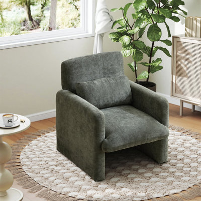Fauteuil d'appoint rembourré moderne l 28,5 po