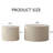 Nesting Coffee Table Set Of 2 Modern Drum Side Table End Table Wave Stripe Round Coffee Table For Living Room