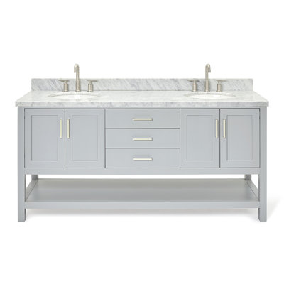 Magnolia 73" Double Bathroom Vanity Set