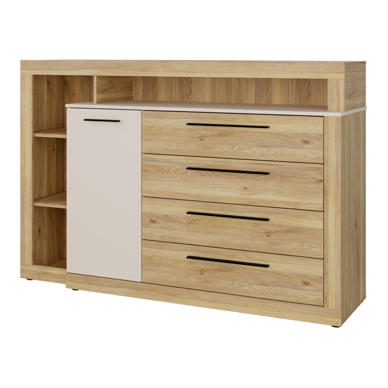 160.5 cm W Chest of 4 Drawers