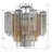 Cyprio Glass Semi Flush Mount-776424838