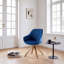 Velvet Swivel Accent Chair-1825405949