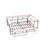 Queen Size Corner Bed Frame with Bookcase, 2 Underbed Storage Drawers, LED Light & Charging Station, Black-803034806-803034801