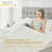 All-Season High Fill Power Feather Down Comforter 100% Cotton Cover Bed Comforter-91696973