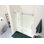46"-48" W x 76" H Frameless Single Sliding Shower Door