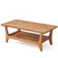 Solid Wood Four Leg Coffee Table-2103228605