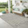 Tribal Geometric Weave Indoor Outdoor Rug, Lightweight & Portable 5x7 ft Patio Area Rug