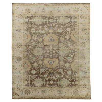 Antique Weave Oushak Wool Oriental Area Rug