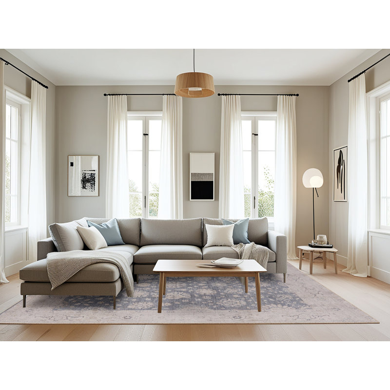 Tapis oriental noir / beige Krkur, Rectangle 8 pi x 10 pi