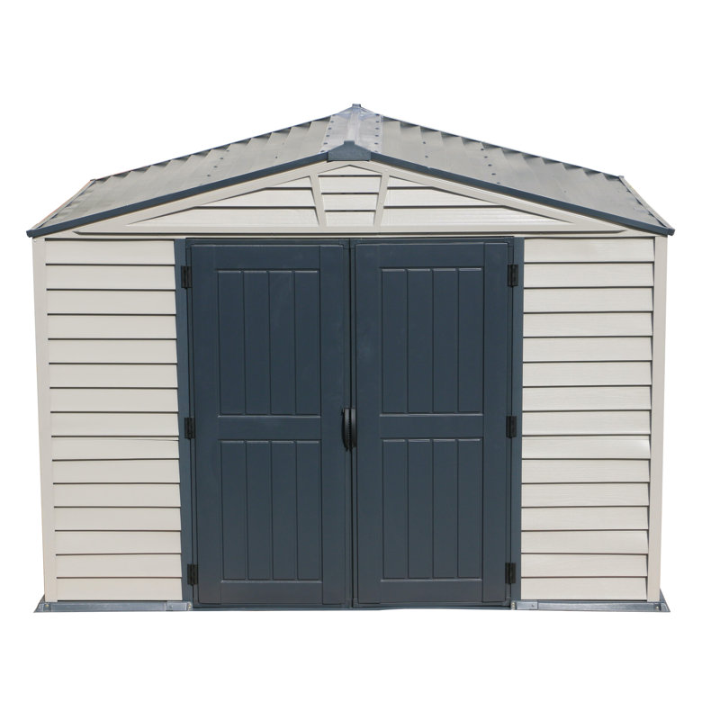 StoreMax Plus 10.5 ft. W x 8 ft. D Vinyl Storage Shed