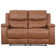 Ilkeston 61" Wide Leather Manual Recliner Loveseat Sofa with Cup Holders