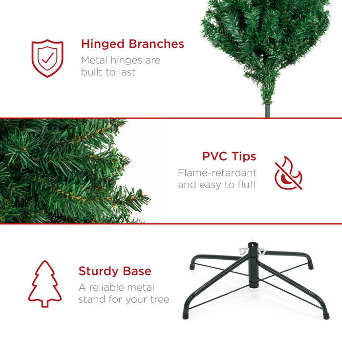 The Holiday Aisle® 6' Pine Christmas Tree & Reviews | Wayfair