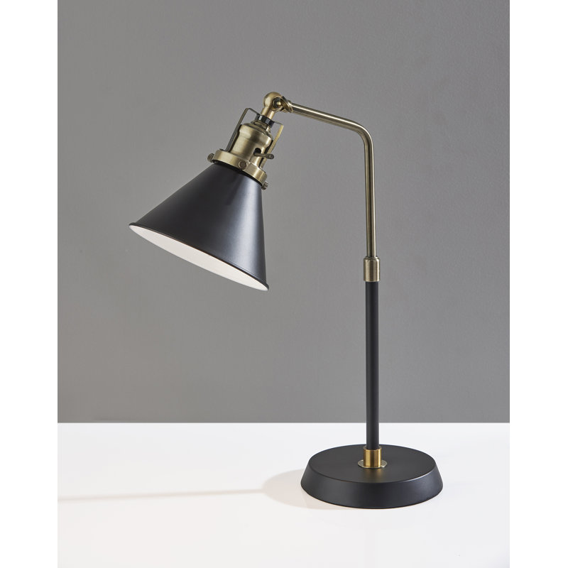 Lampe de bureau noire 19,5 po Lasky