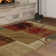 Abercorn Geometric Brown/Red Area Rug