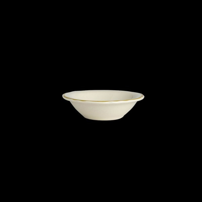 STYLELINE BLACK Rim Fruit Bowl Styleline Maroon, White/Gold