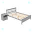 Cadre de lit double avec table de chevet Alberich-88087932