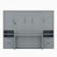 Lit escamotable Murphy avec placard, tiroirs et tablettes