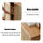 Burlywood Solid Wood + Rattan Shoe Storage