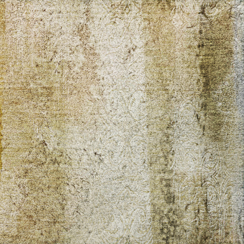 Tapis à poil long de qualité supérieure lavable à la machine ADS537, Taupe, 3' x 5'