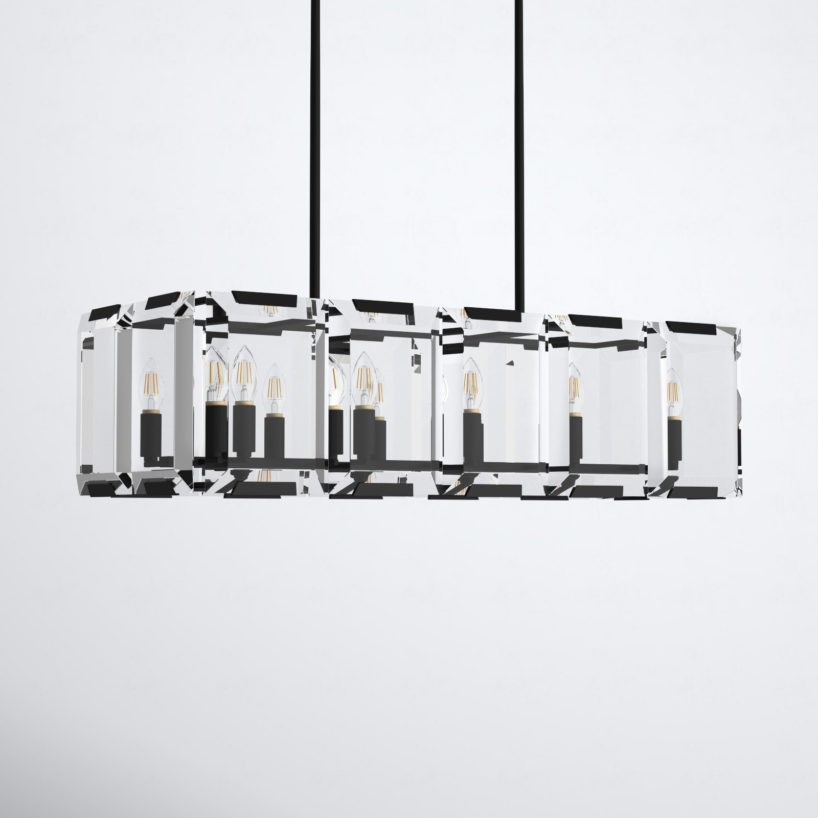 10 - Light Dimmable Kitchen Island Chandelier