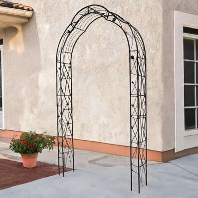 59 x 15.3 x 98.4 in Other Outdoor Decor for Outdoor Space in As Pic, featuring Metal Frame