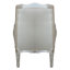 Fauteuil d'appoint à dossier défilé Louis Louis