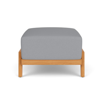 Alpine Rectangle Outdoor Teak Ottoman Patio Ottoman
