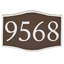 Plaque d’adresse murale sur 1 ligne serif-55325706-55325709